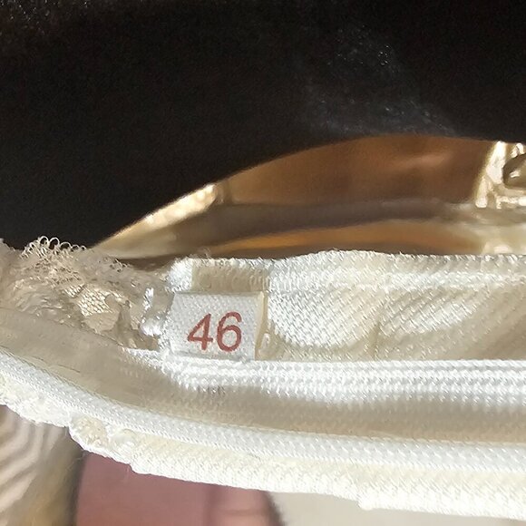 Le Sete of Pastore Ivory Silk Wedding Gown 12 NWT - Picture 6 of 10